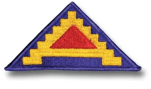 7TH ARMY USA CLOTH BADGE Silvermans
