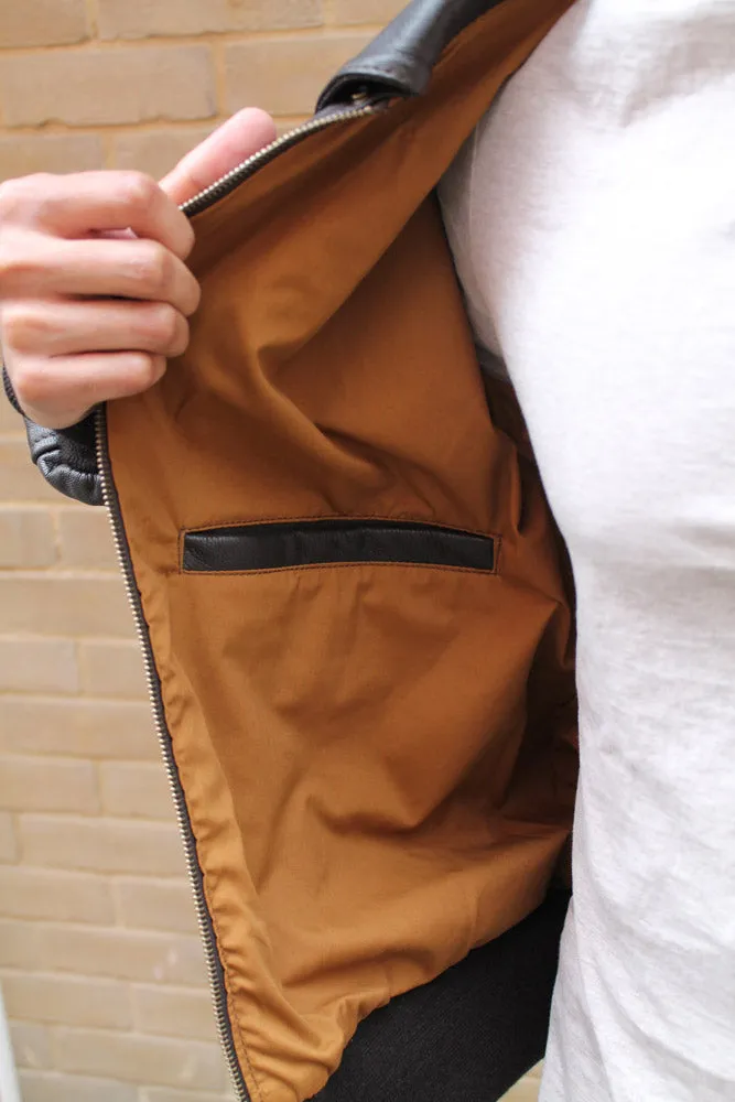 A2 USAAF LEATHER JACKET WITH SIDE POCKETS Silvermans