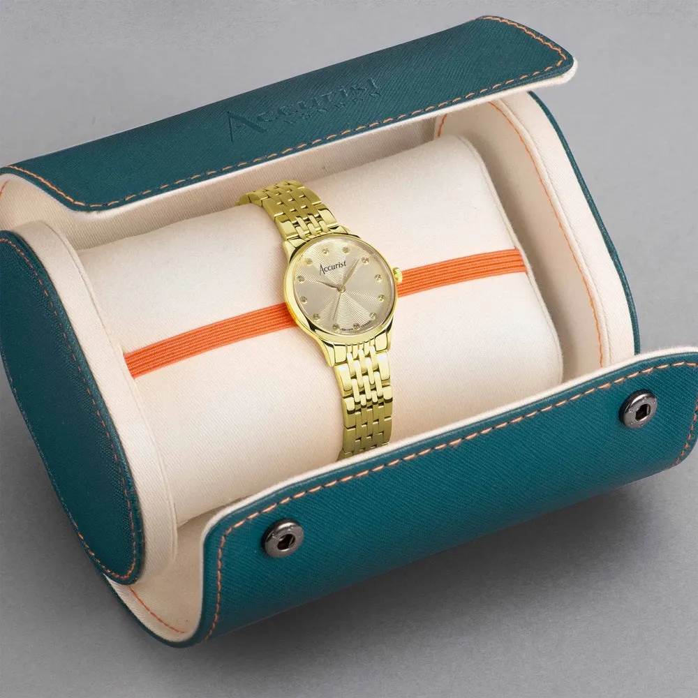 Accurist Dress Ladies Watch with Diamond Set Dial 77003
