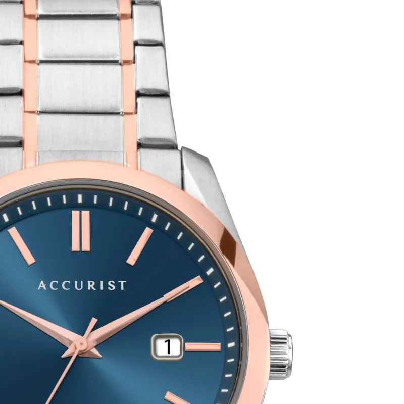 Accurist Solar Stainless Steel Mens Watch 7416