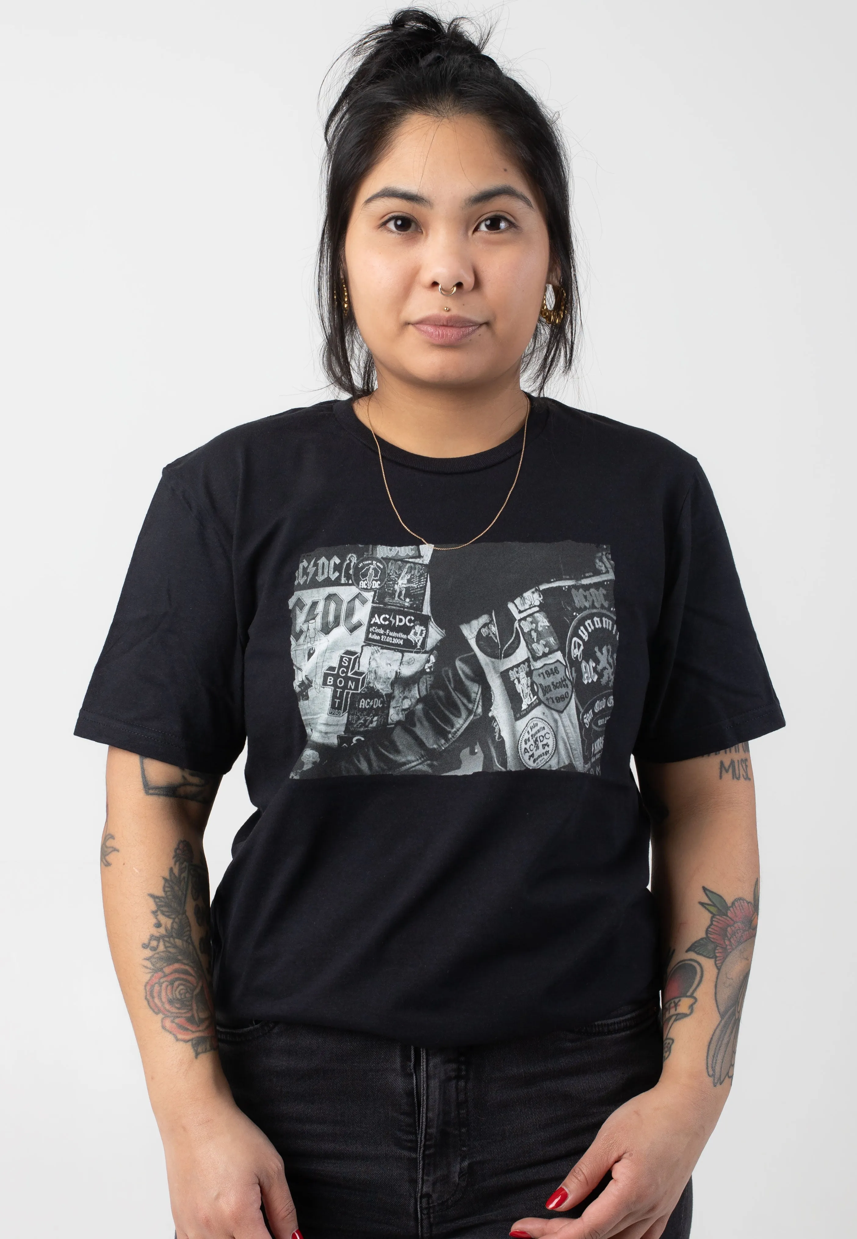 AC/DC - Badges And Posters Collection - T-Shirt