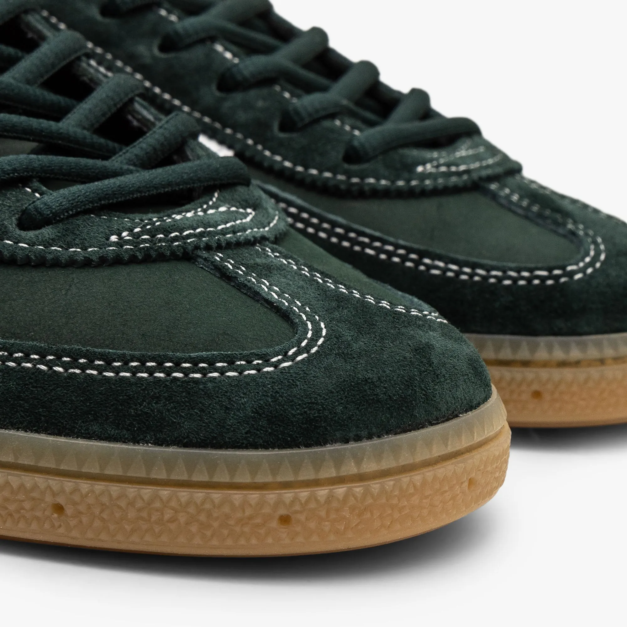 adidas Originals x Sporty & Rich Handball Spezial Dark Green / Cloud White - Gum