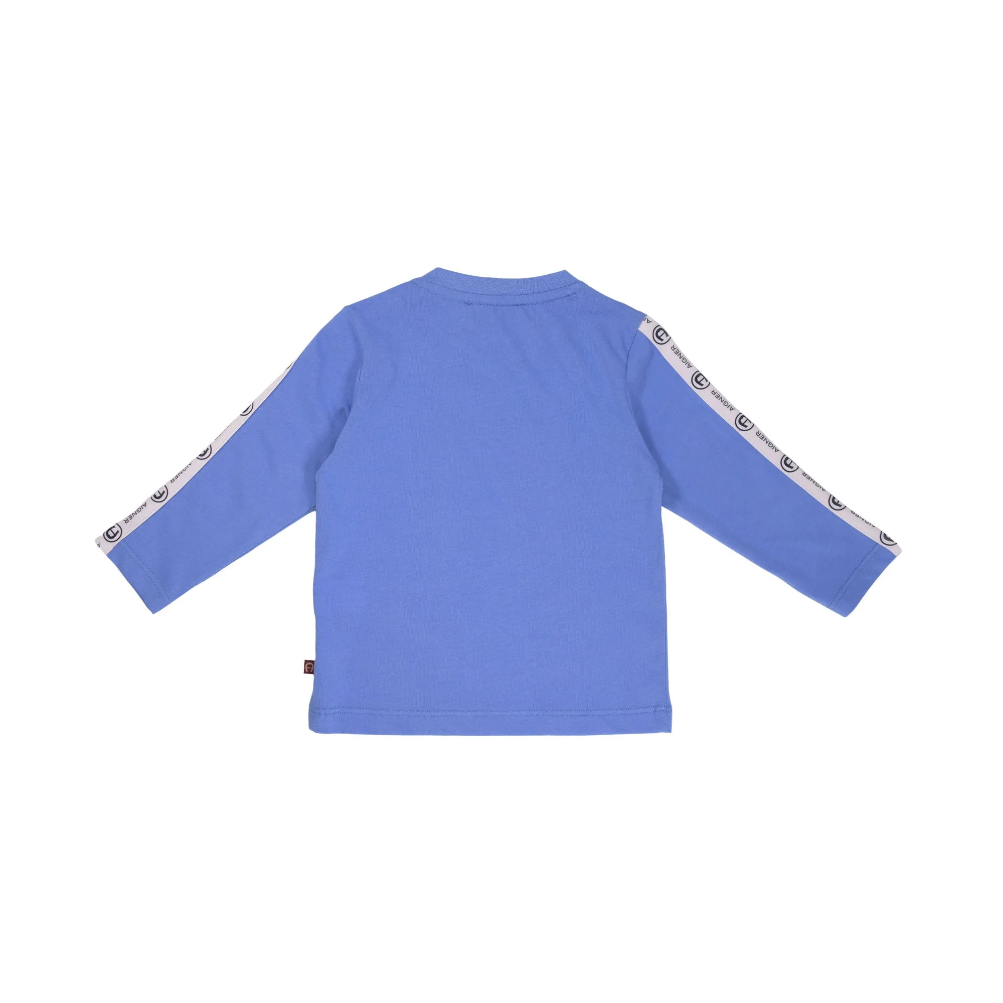 Aigner Kids Baby Boy's Blue Long Sleeve T-Shirt