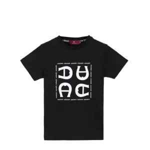 Aigner Kids Boy's Black T-shirt