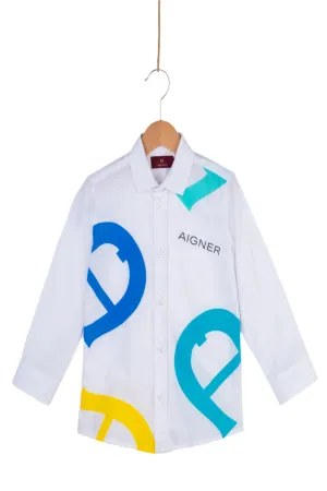 Aigner Kids Boy's Set of Shirt & Trouser
