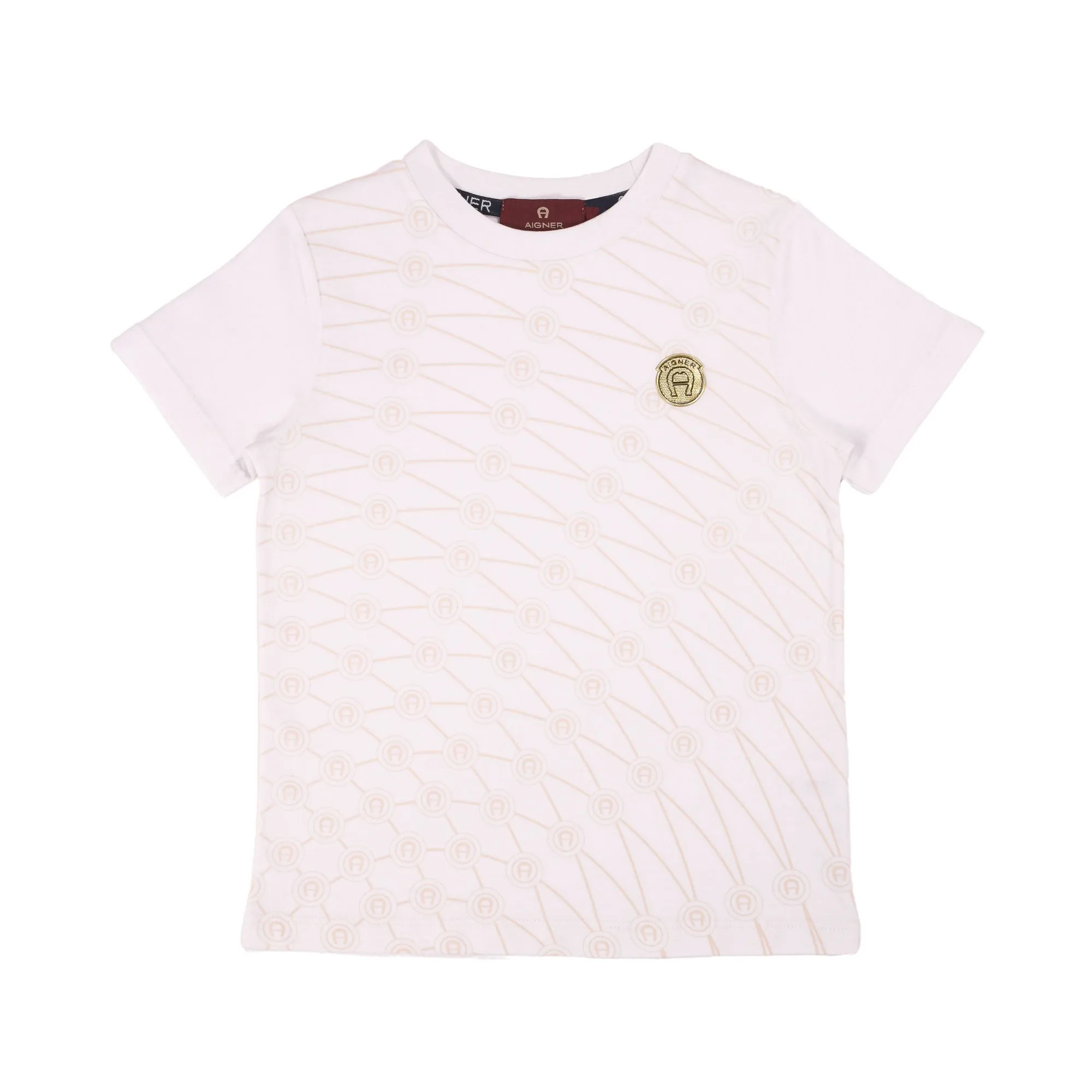Aigner Kids Boy's White T-Shirt