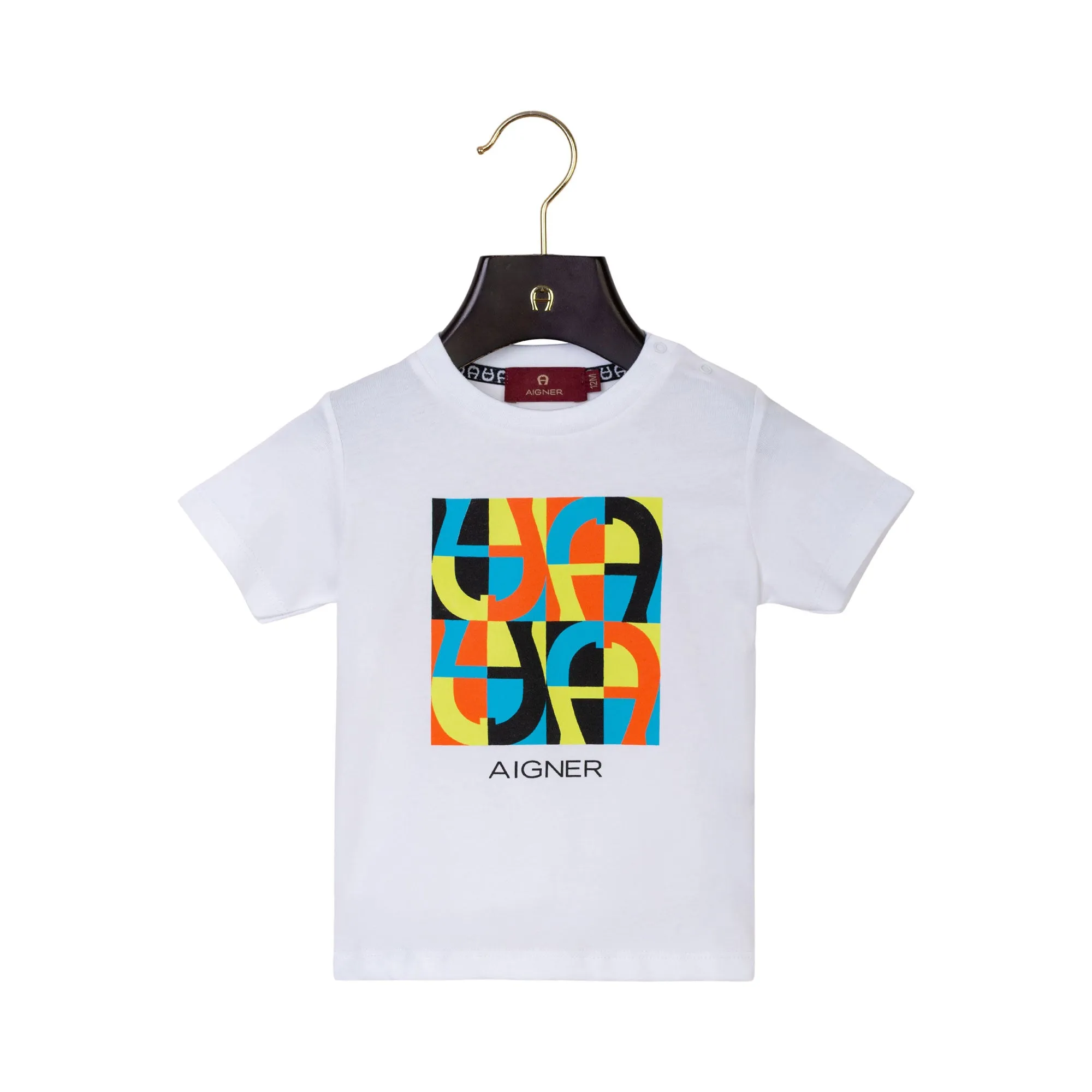 Aigner Kids Boy's White T-shirt