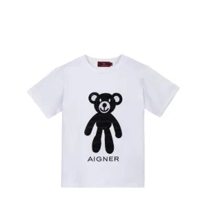 Aigner Kids Girl's White T-shirt