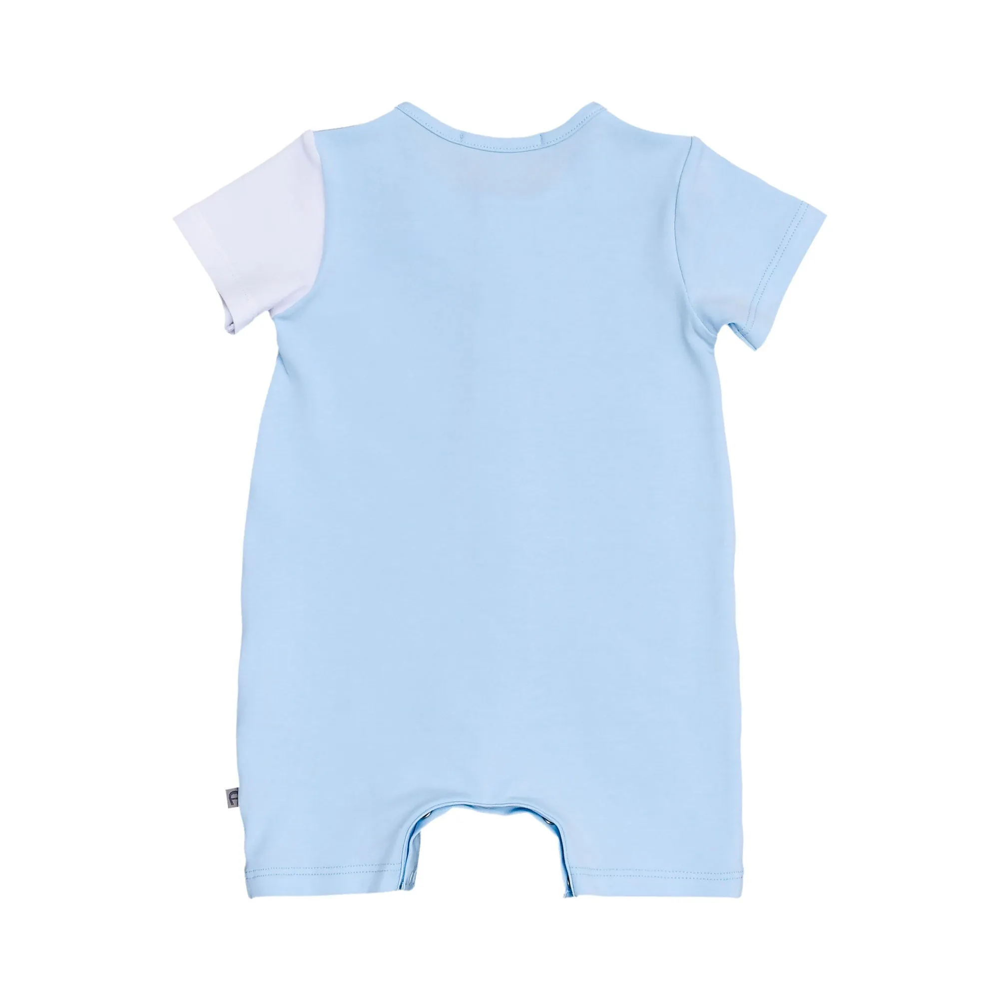 Aigner Kids New Born Boy's Blue Romper