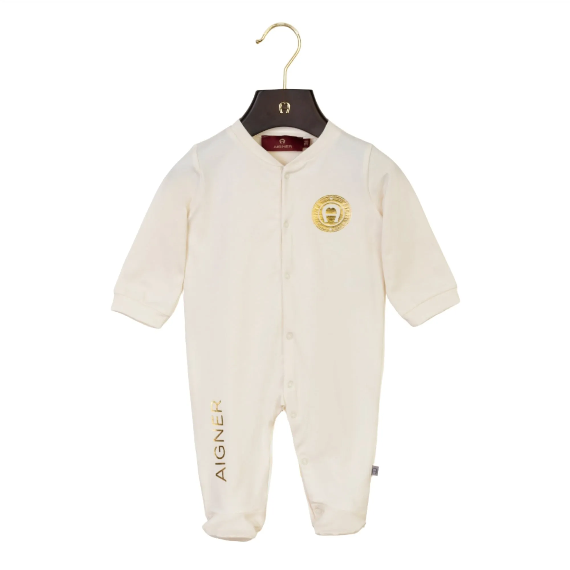 Aigner Kids New Born Set of Sleepsuit & Hat