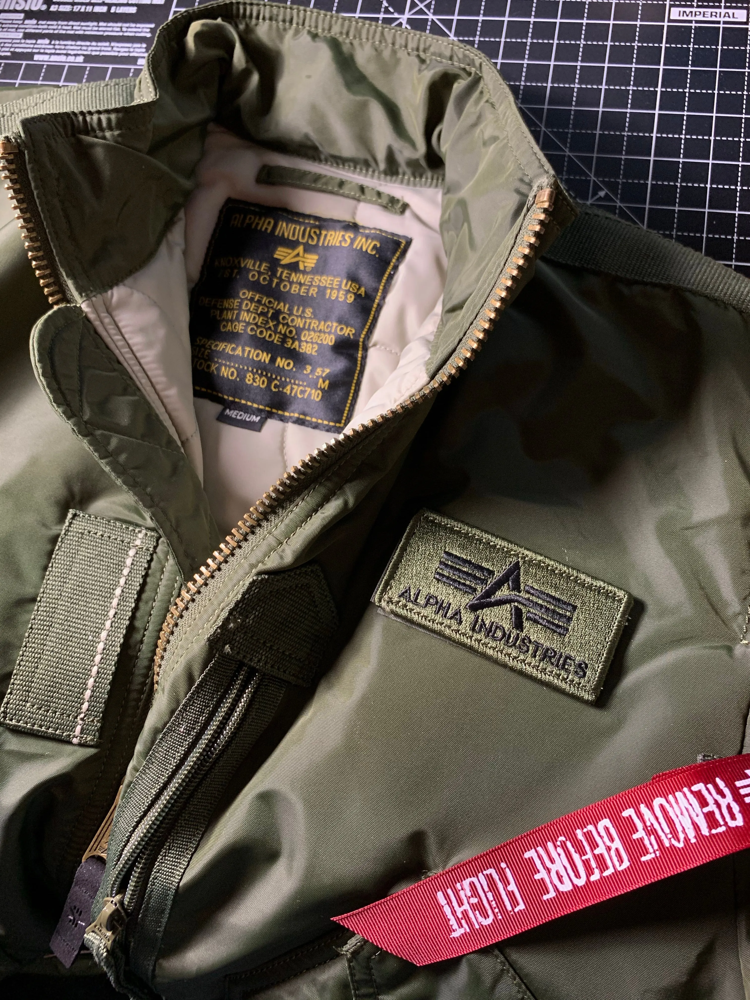ALPHA ENGINE JACKET Silvermans