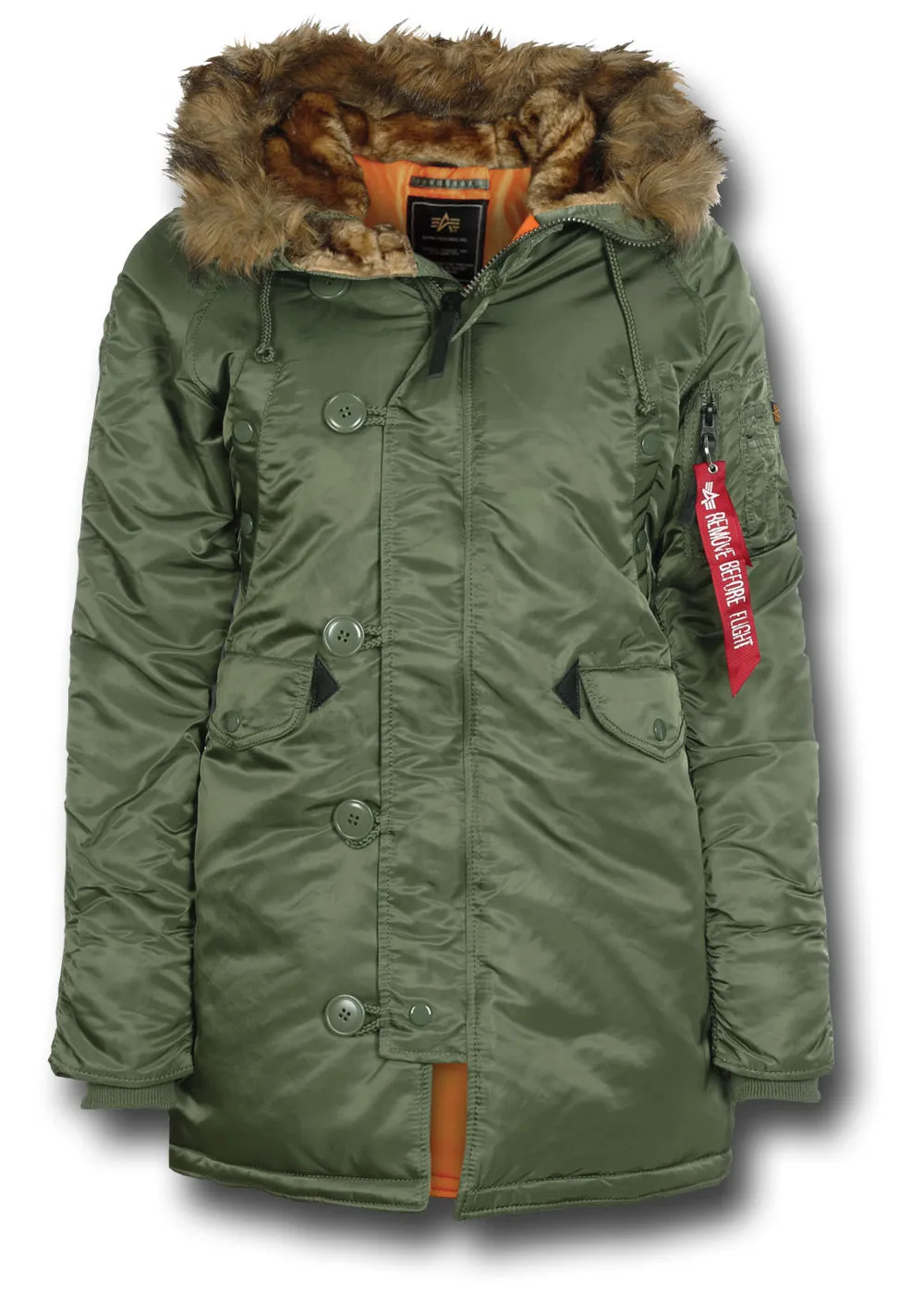 ALPHA WOMENS N3B VF59 PARKA Silvermans