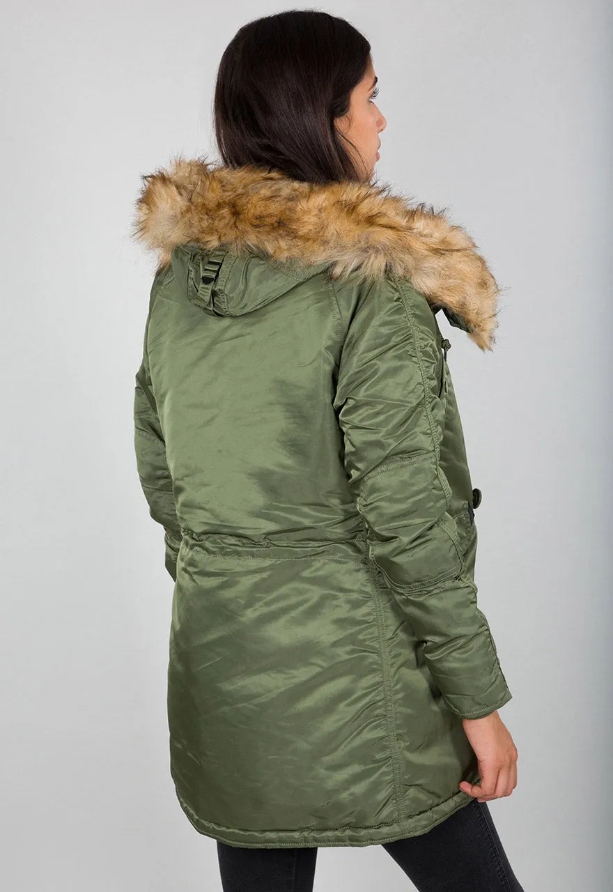 ALPHA WOMENS N3B VF59 PARKA Silvermans