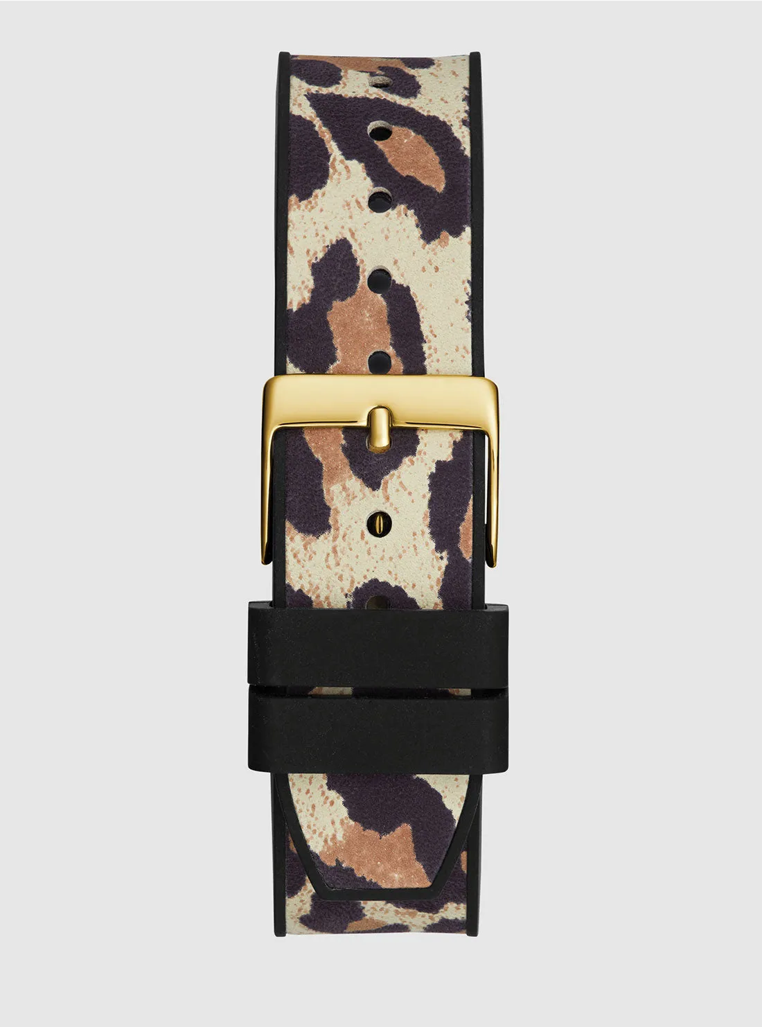 Animal Print Iconic 40th Silicone Watch Guess