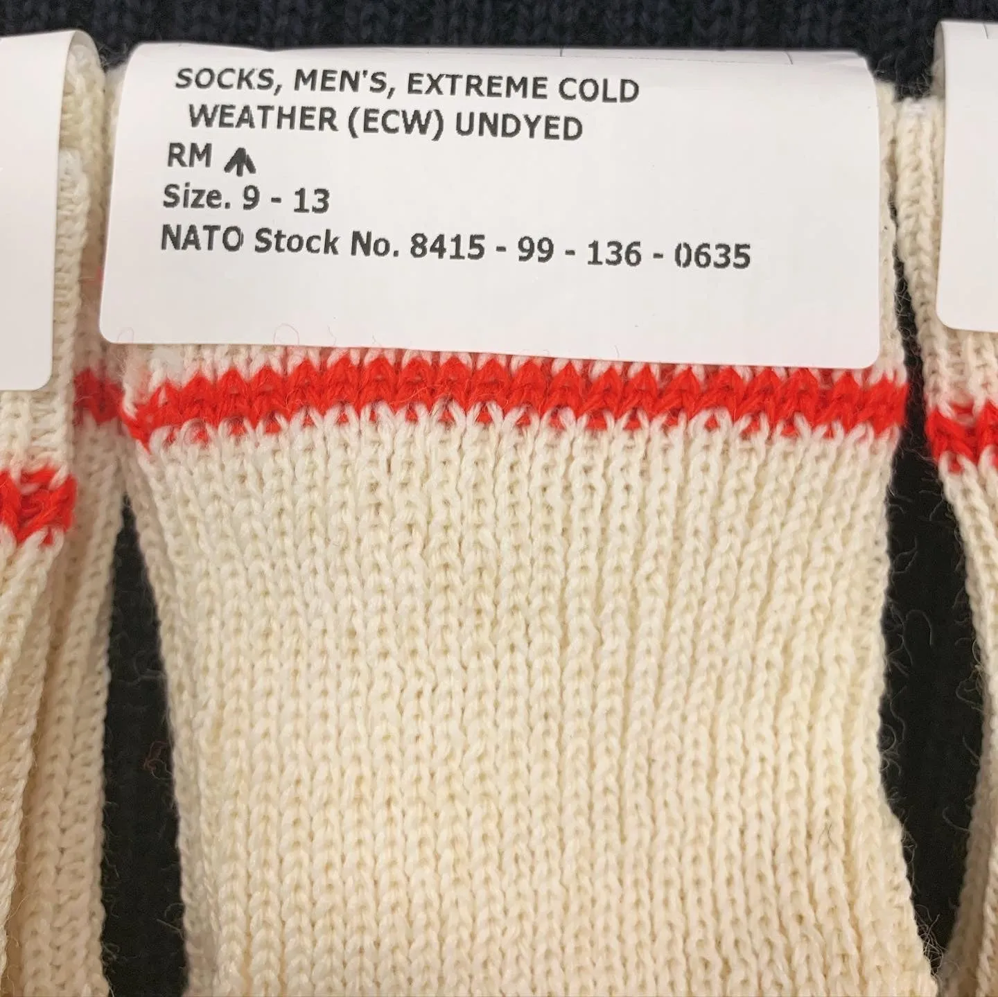 ARCTIC COLD WEATHER SOCKS (WHITE/ECRU) Silvermans