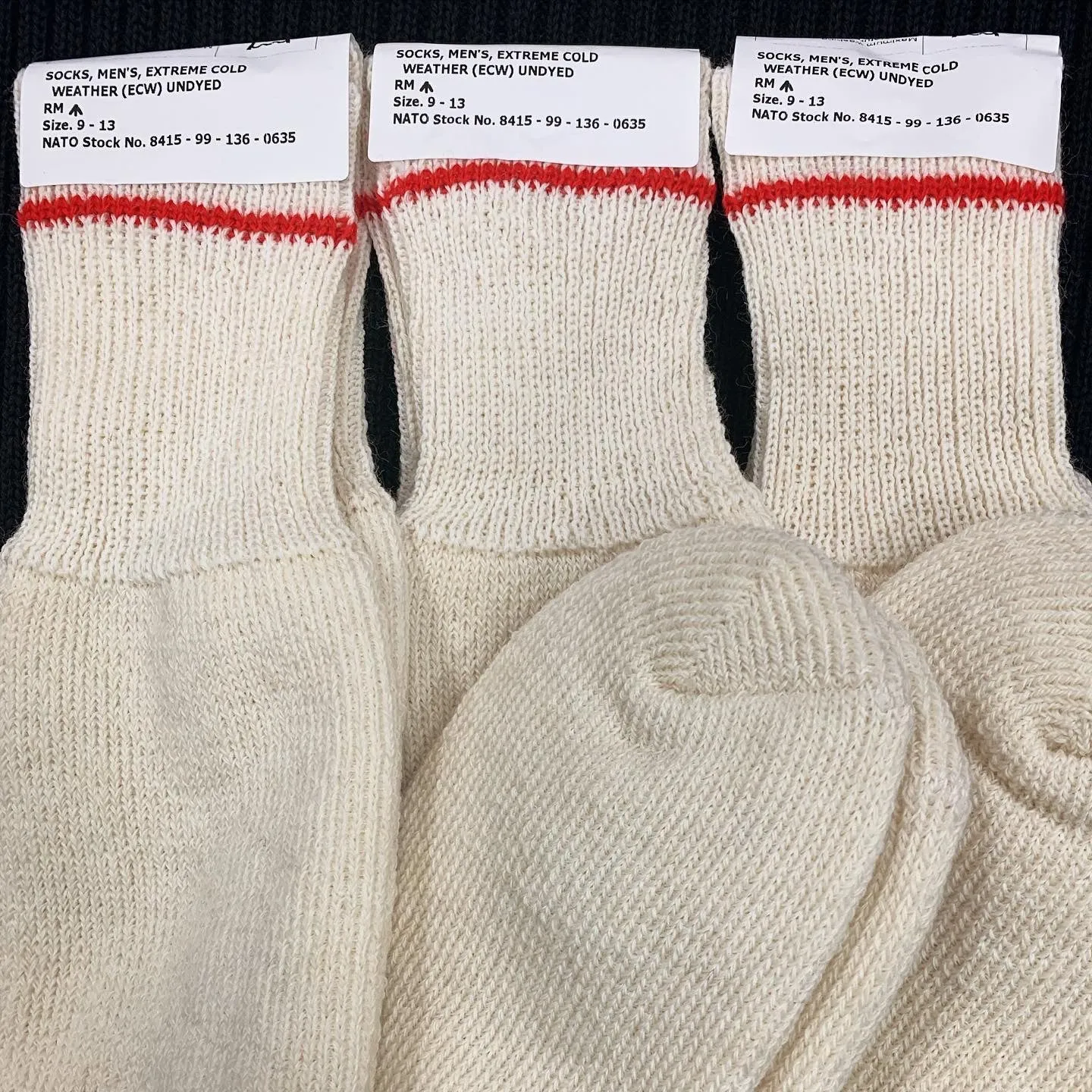 ARCTIC COLD WEATHER SOCKS (WHITE/ECRU) Silvermans
