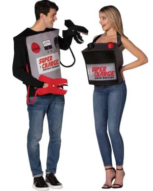 Battery Jumper Cables Couple Costume