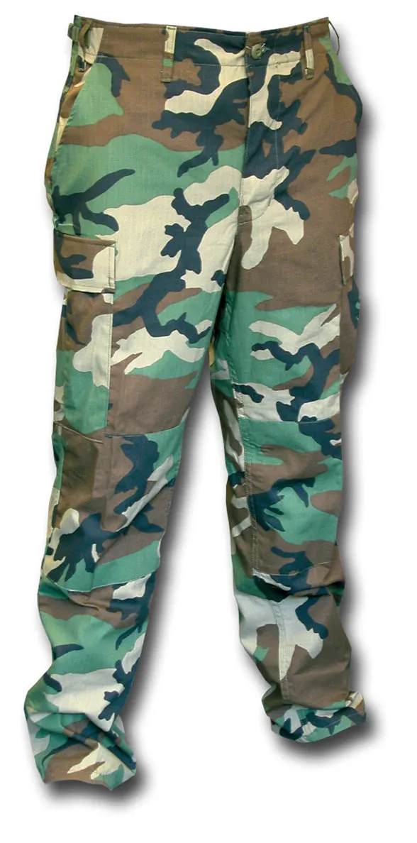 BDU USA COMBAT TROUSERS CAMMO Silvermans
