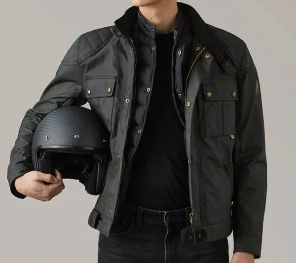 BELSTAFF BROOKLANDS MOTORCYCLE JACKET ULTRACORE 8OZ Silvermans