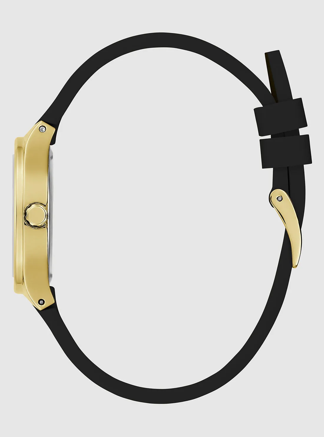 Black Eve Green Silicone Watch Guess