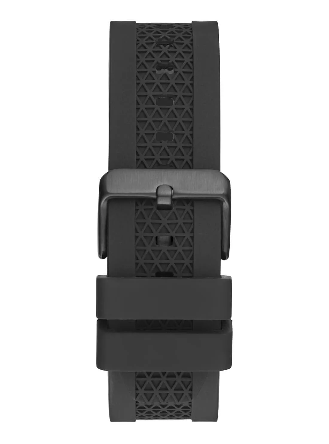 Black Network Silicone Watch Guess