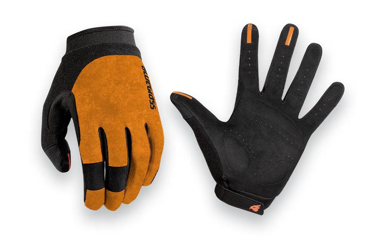 Bluegrass React Unisex Cycling Gloves (Orange)