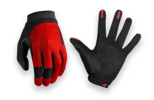 Bluegrass React Unisex Cycling Gloves (Red)