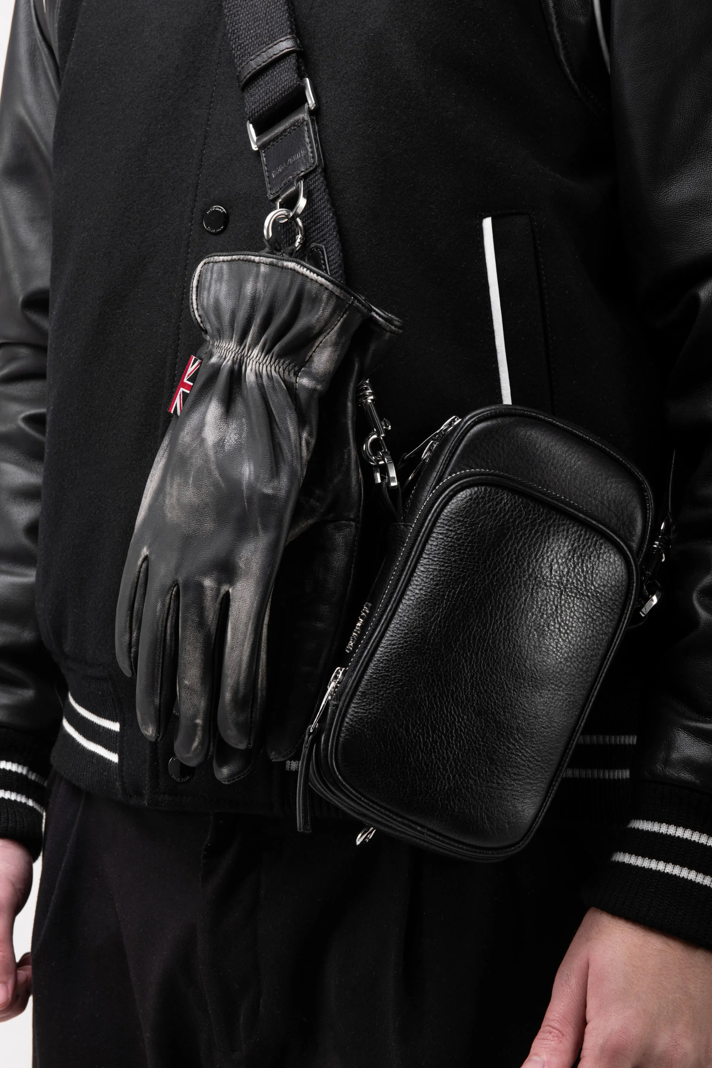 BODA Leather Glove: Vintage Black (Man)