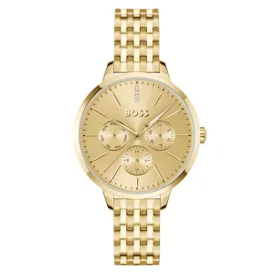BOSS Watches Gold Plated Symphony Ladies Watch 1502782