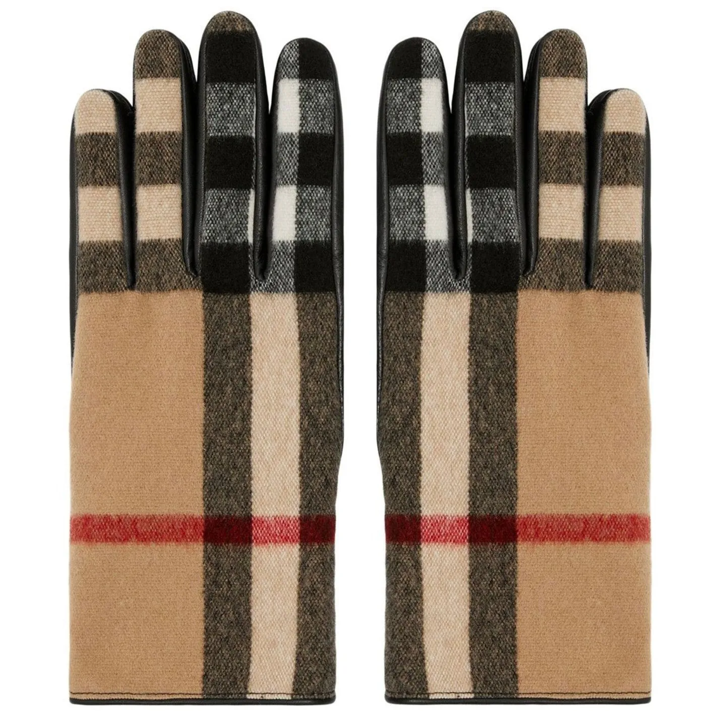Burberry Gabriel Exaggerated Check Gloves