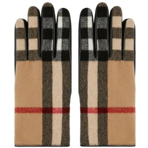 Burberry Gabriel Exaggerated Check Gloves
