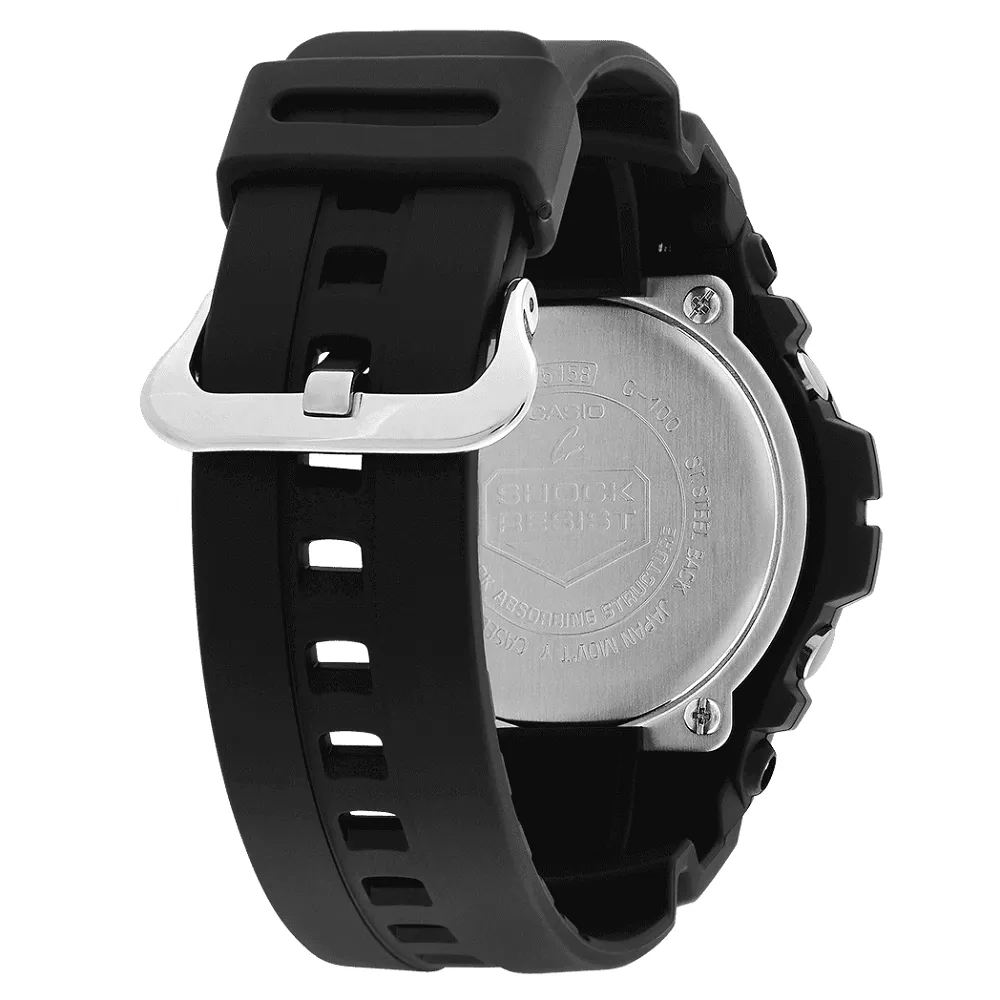 Casio G Shock Watch Classic Antimagnetic Digital Mens G-100-1BVMUR
