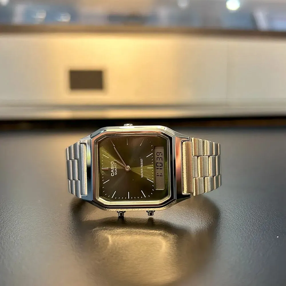 Casio Retro Collection Analogue Digital Watch AQ-230A-3AMQYES
