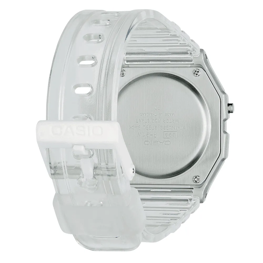 Casio Retro Collection Digital Clear Watch F-91WS-7EF