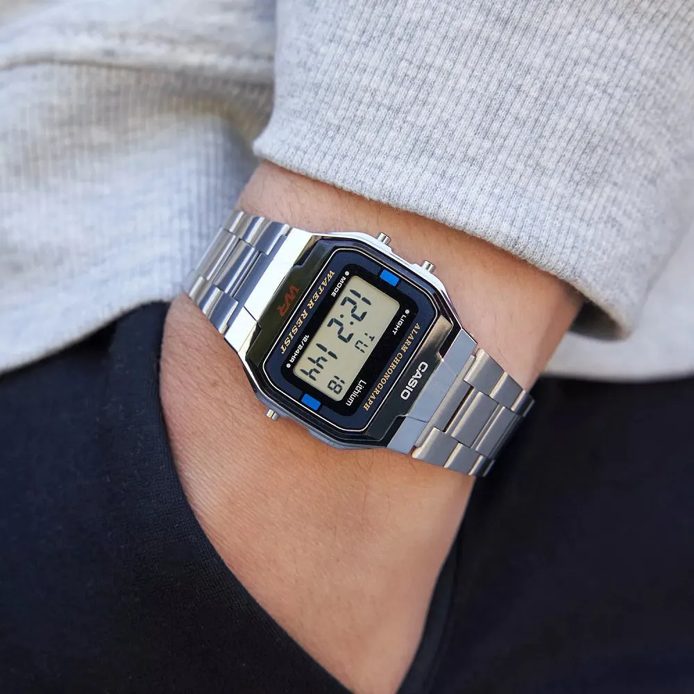 Casio Retro Collection Digital Watch A163WA-1QES