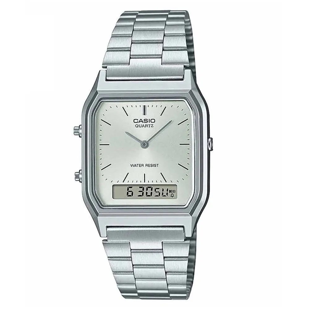Casio Vintage Collection Retro Analogue Digital Watch AQ-230A-7AMQYES