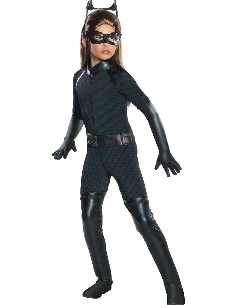Catwoman Dark Knight Deluxe Girls Costume