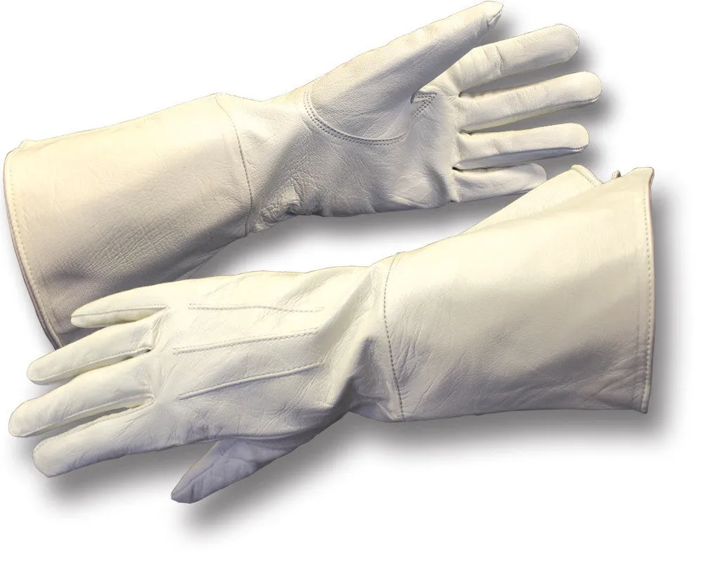 CEREMONIAL LEATHER GAUNTLETS Silvermans