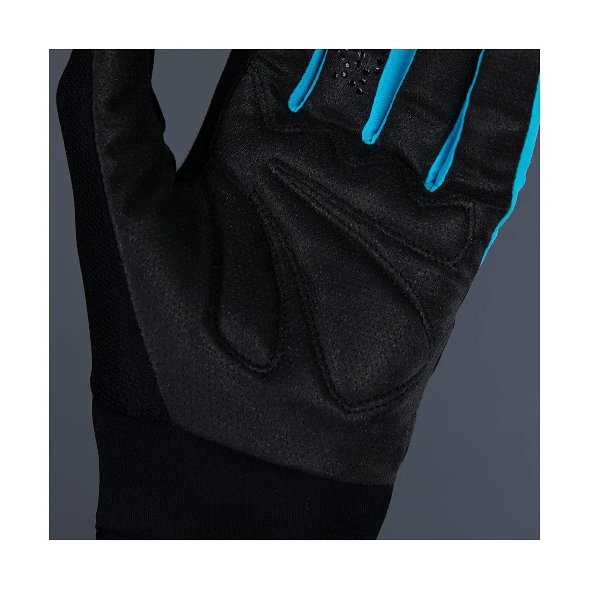 Chiba Blade Mens Cycling Gloves (Black/Turquoise)