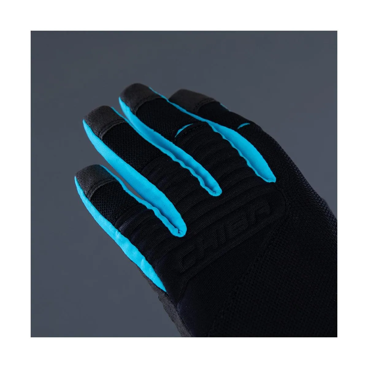 Chiba Blade Mens Cycling Gloves (Black/Turquoise)