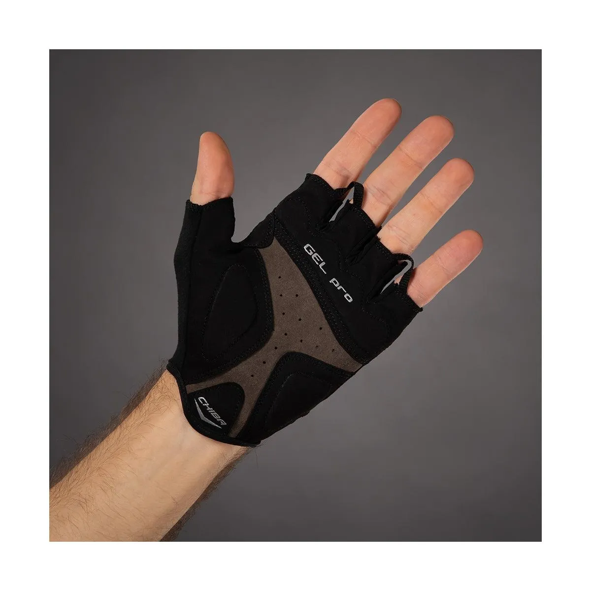 Chiba Gel Air Reflex Mens Cycling Gloves (Black)
