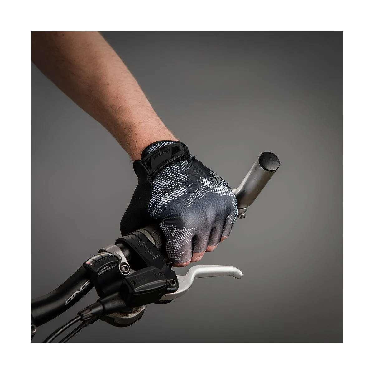 Chiba Ride II Mens Cycling Gloves (Black)