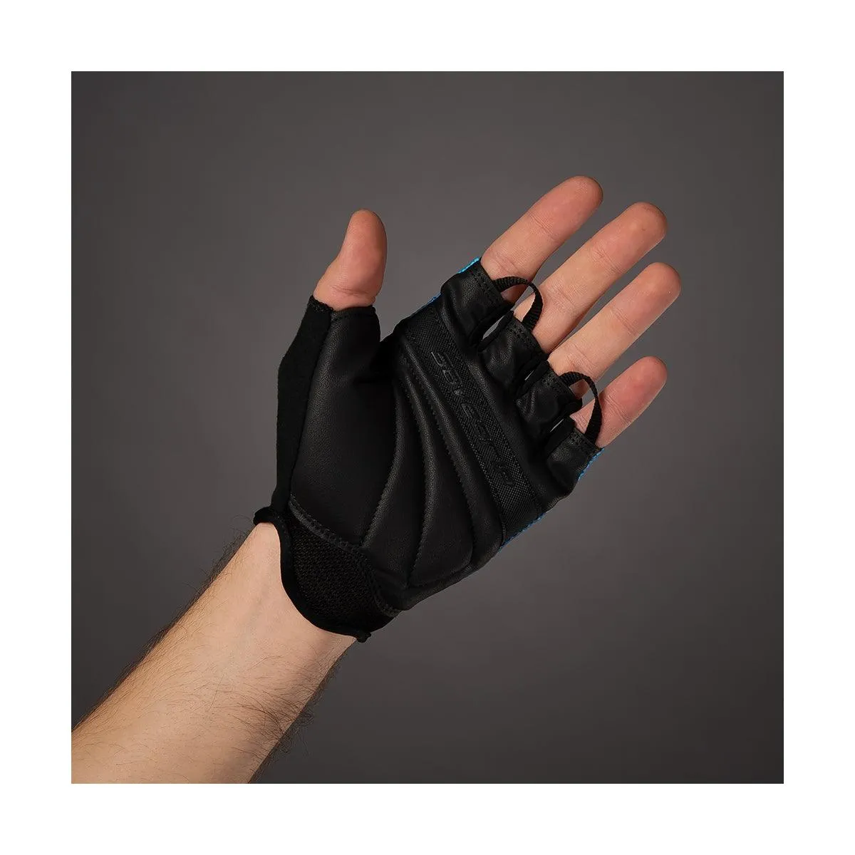 Chiba Ride II Mens Cycling Gloves (Blue)