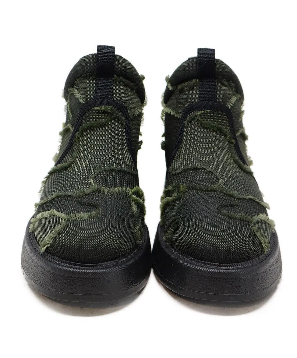 Christian Dior Green Camouflage Booties sz 8