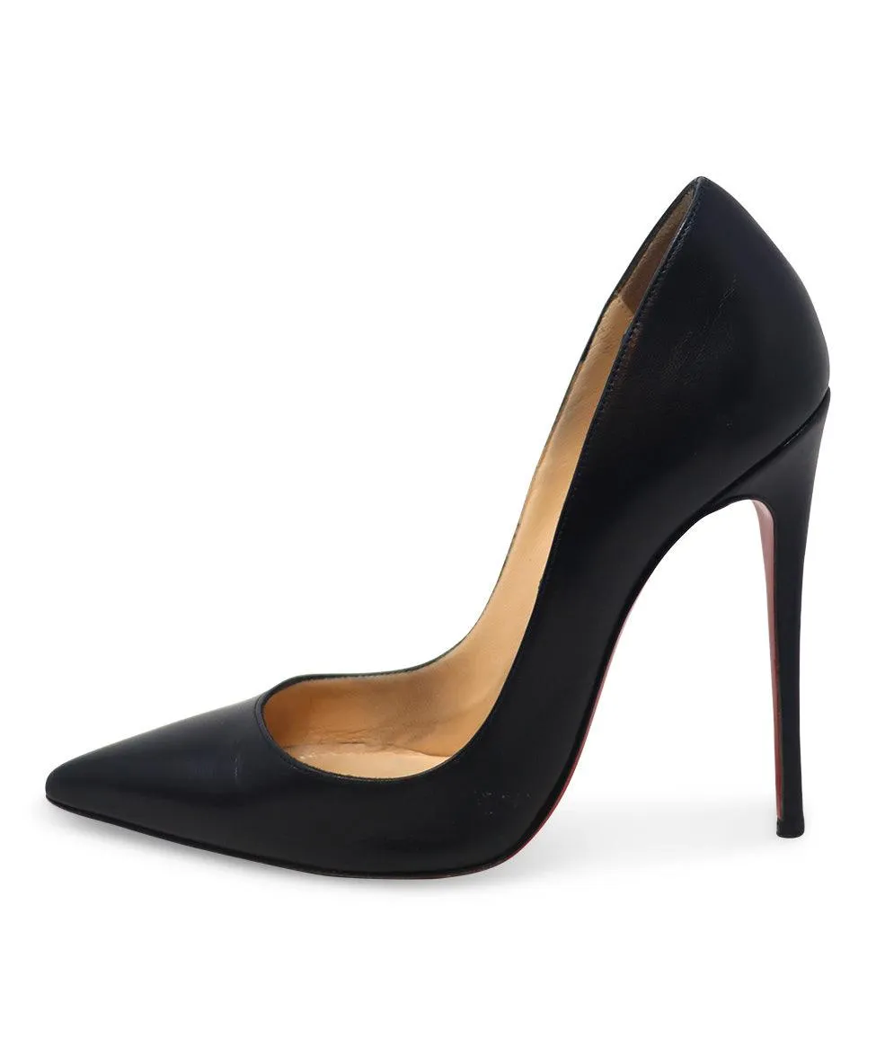 Christian Louboutin Black Leather Heels sz 6
