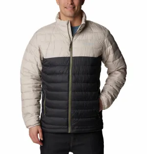 Columbia Men Beige Omni-Heat Reflective Powder Lite Jacket