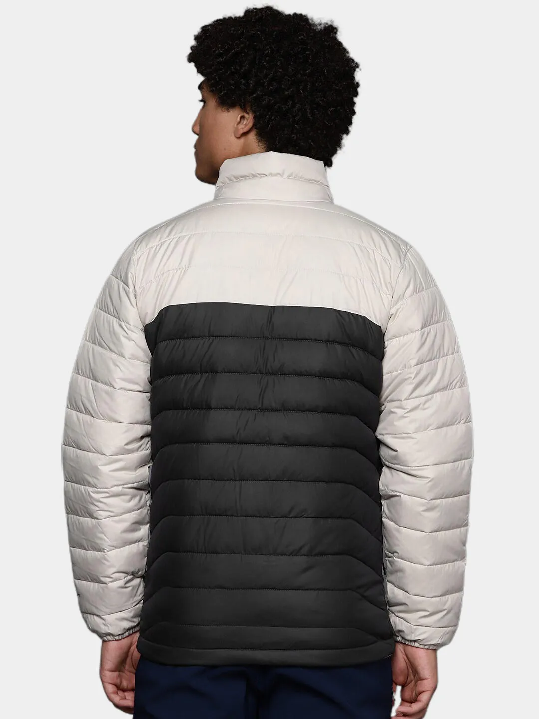 Columbia Men Beige Omni-Heat Reflective Powder Lite Jacket