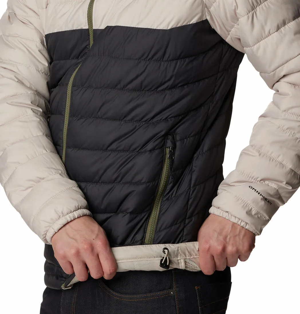 Columbia Men Beige Omni-Heat Reflective Powder Lite Jacket