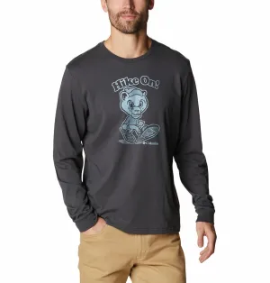 Columbia Men Black Apres Lifestyle Graphic Tshirt