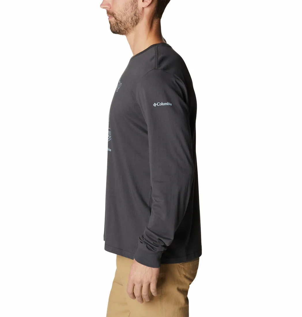Columbia Men Black Apres Lifestyle Graphic Tshirt